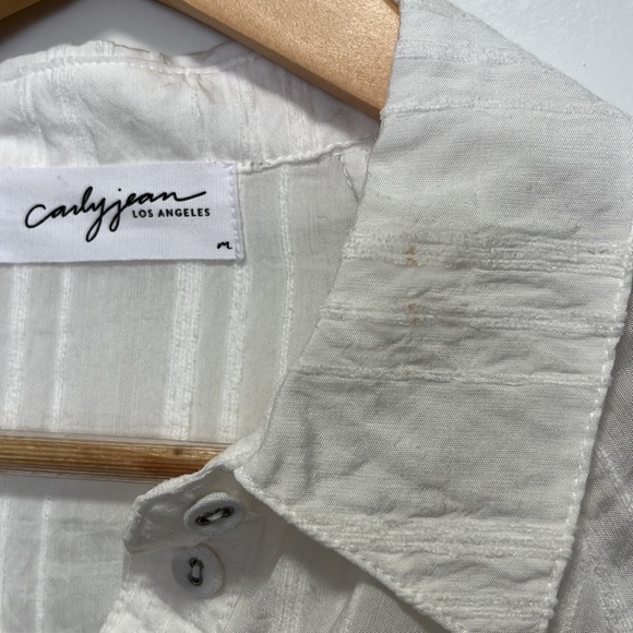 Carly Jean Los Angeles CJLA Button Up Blouse - Picture 5 of 5